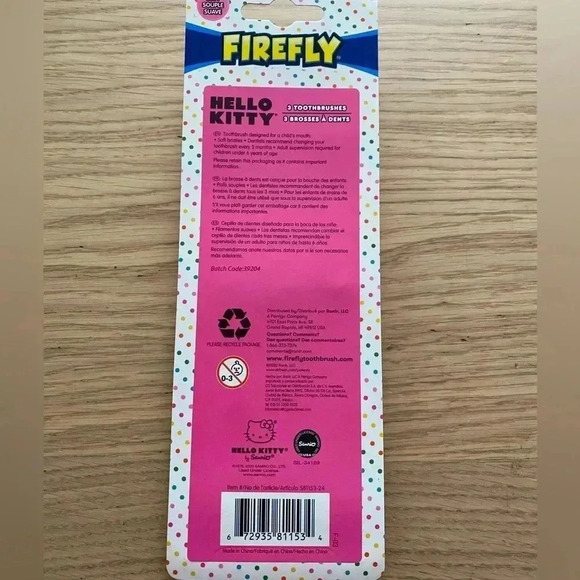 🆕Hello Kitty 3pc Toothbrush🆕 - Picture 3 of 5